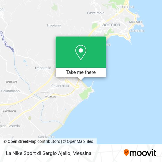 La Nike Sport di Sergio Ajello map