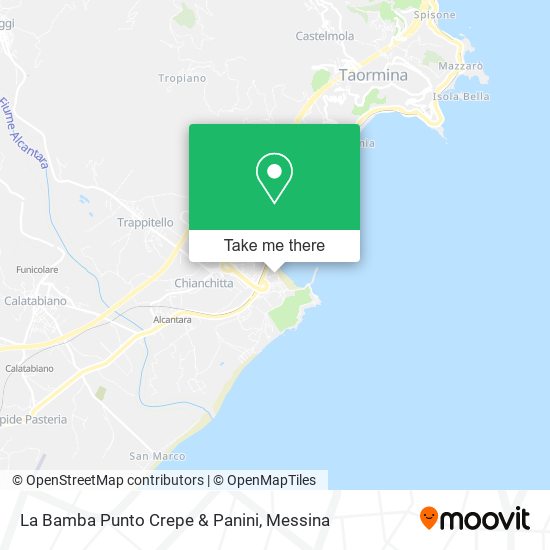 La Bamba Punto Crepe & Panini map