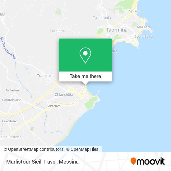 Marlistour Sicil Travel map