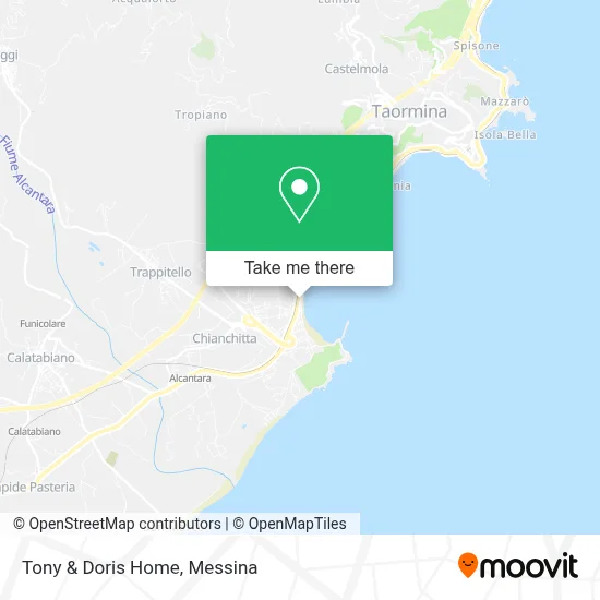 Tony & Doris Home map