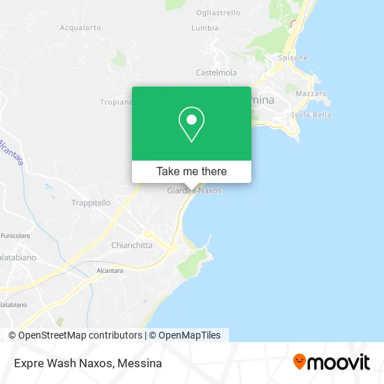 Expre Wash Naxos map