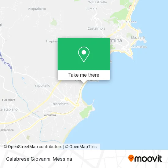 Calabrese Giovanni map