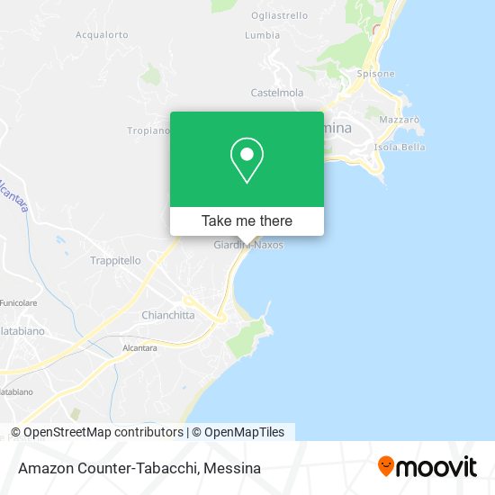 Amazon Counter-Tabacchi map