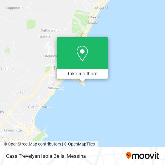 Casa Trevelyan Isola Bella map