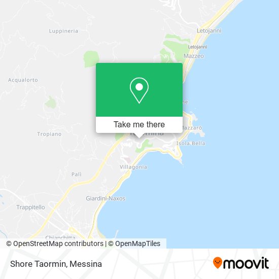 Shore Taormin map
