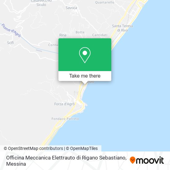 Officina Meccanica Elettrauto di Rigano Sebastiano map