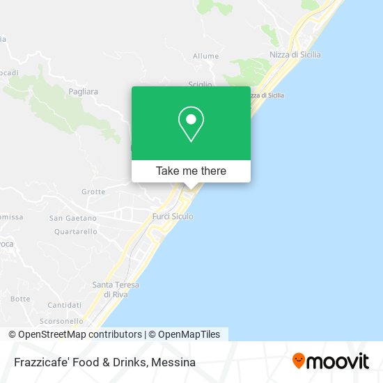 Frazzicafe' Food & Drinks map