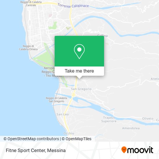 Fitne Sport Center map