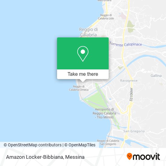 Amazon Locker-Bibbiana map