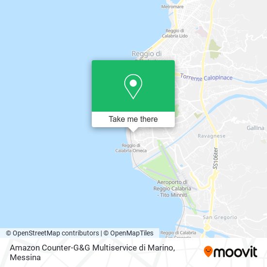 Amazon Counter-G&G Multiservice di Marino map