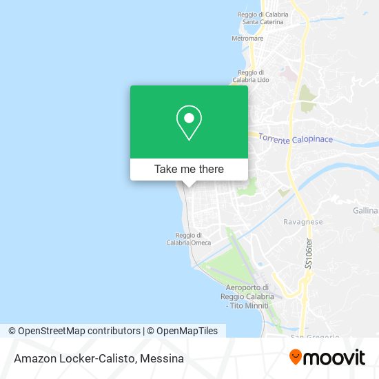 Amazon Locker-Calisto map