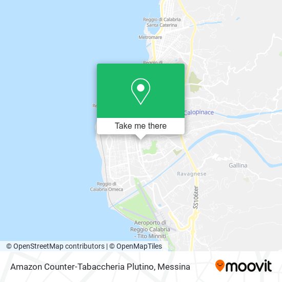 Amazon Counter-Tabaccheria Plutino map