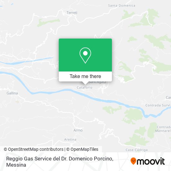Reggio Gas Service del Dr. Domenico Porcino map