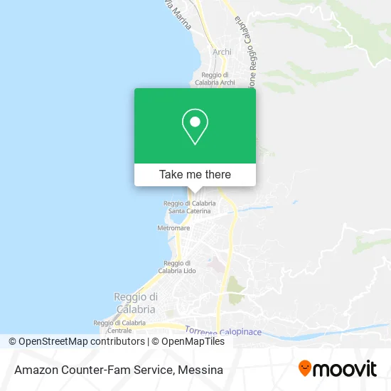 Amazon Counter-Fam Service map