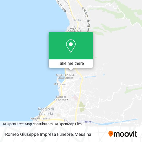 Romeo Giuseppe Impresa Funebre map