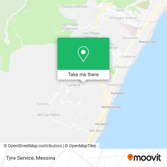 Tyre Service map
