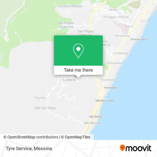 Tyre Service map