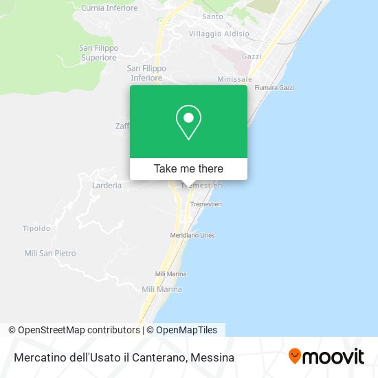 Mercatino dell'Usato il Canterano map