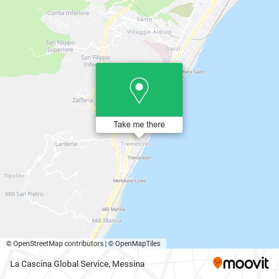 La Cascina Global Service map