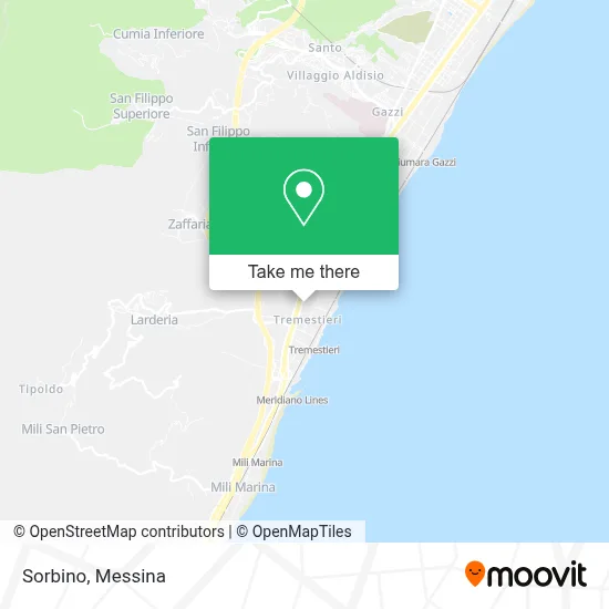 Sorbino map