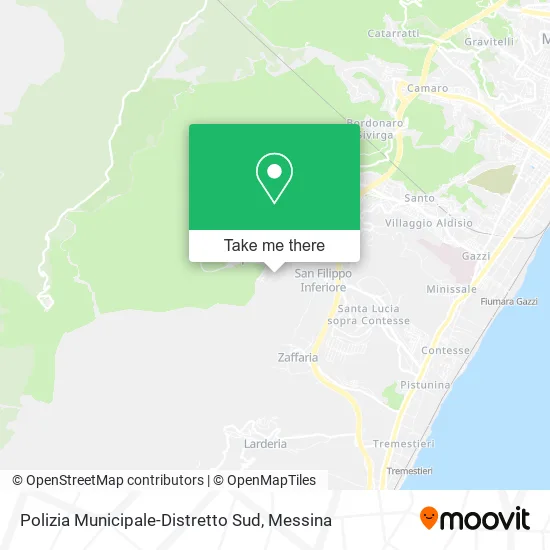 Polizia Municipale-Distretto Sud map