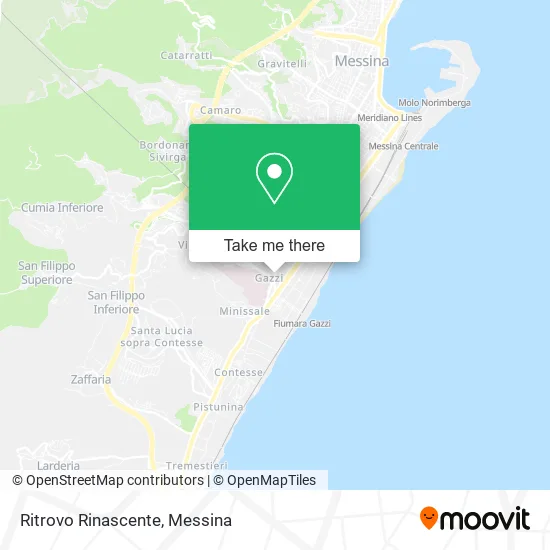 Ritrovo Rinascente map