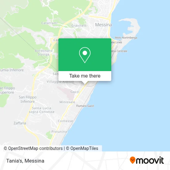 Tania's map