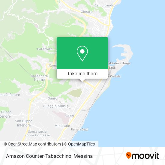 Amazon Counter-Tabacchino map