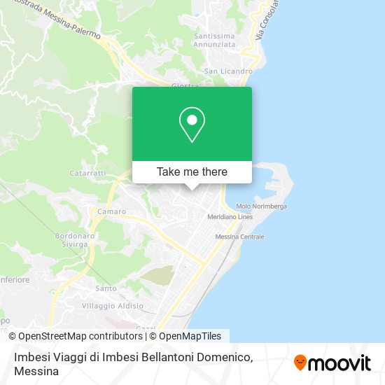 Imbesi Viaggi di Imbesi Bellantoni Domenico map