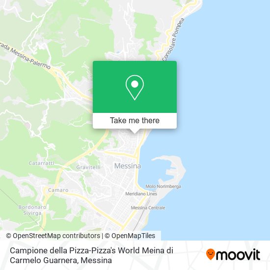 Campione della Pizza-Pizza's World Meina di Carmelo Guarnera map