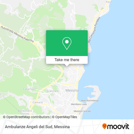Ambulanze Angeli del Sud map