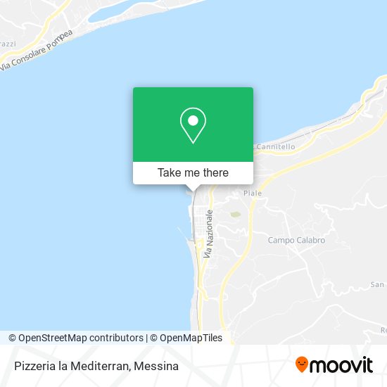 Pizzeria la Mediterran map