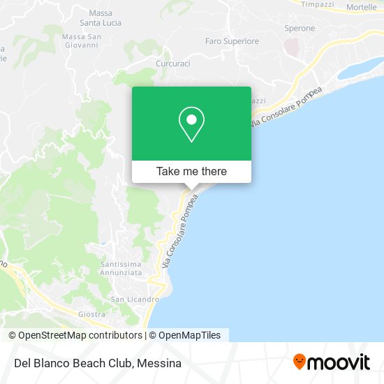 Del Blanco Beach Club map