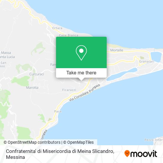 Confraternita' di Misericordia di Meina Slicandro map