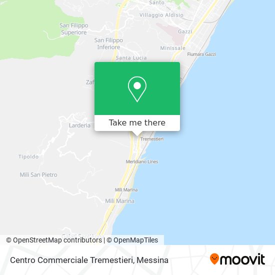 Centro Commerciale Tremestieri map