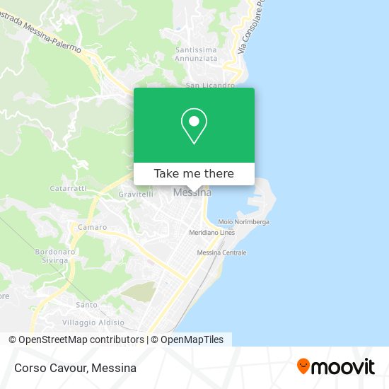 How to get to Corso Cavour in Messina by Bus, Ferry or Train?