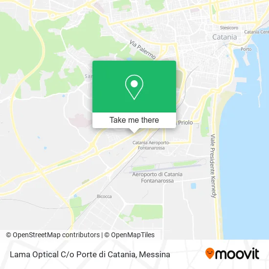 Lama Optical at Catania Gates map