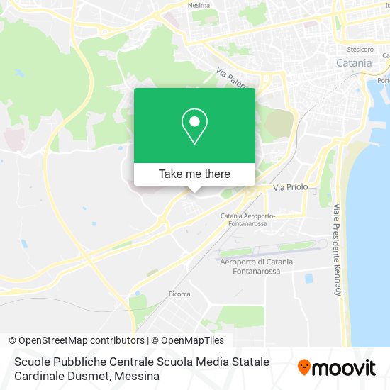 Scuole Pubbliche Centrale Scuola Media Statale Cardinale Dusmet map