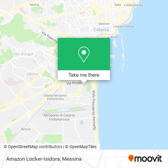 Amazon Locker-Isidora map