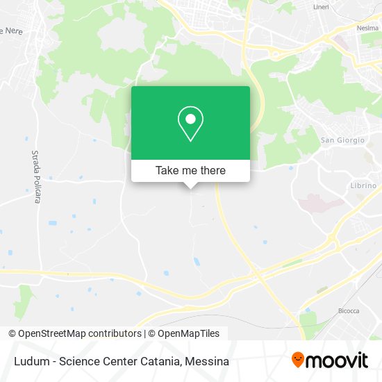 Ludum - Science Center Catania map