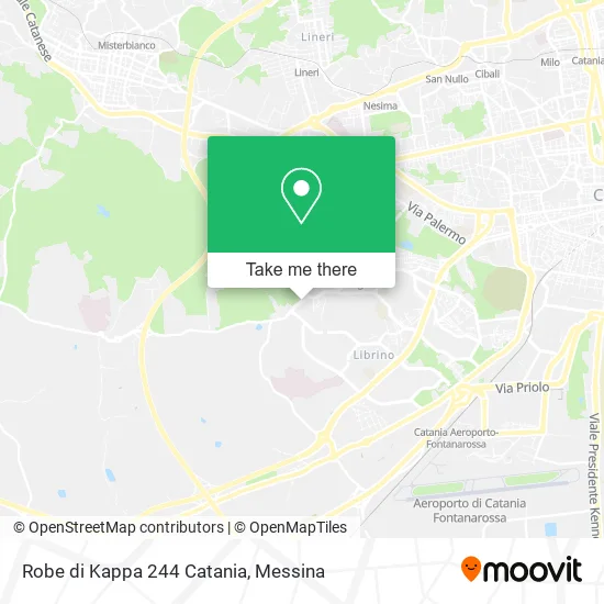 Robe di Kappa 244 Catania map