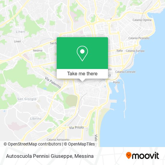 Autoscuola Pennisi Giuseppe map