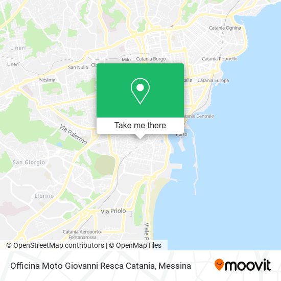 Officina Moto Giovanni Resca Catania map