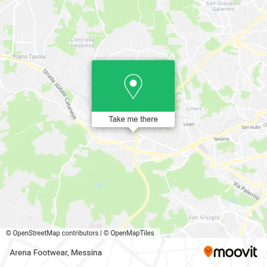 Arena Footwear map