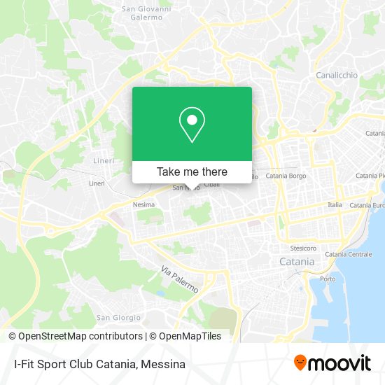 I-Fit Sport Club Catania map