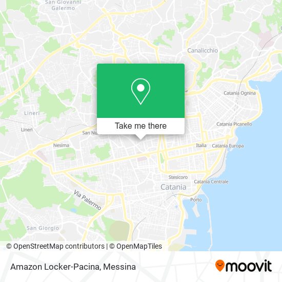 Amazon Locker-Pacina map