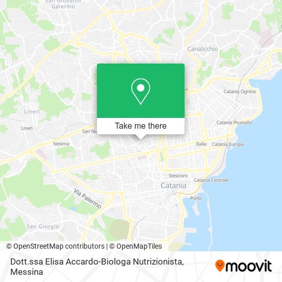 Dott.ssa Elisa Accardo-Biologa Nutrizionista map