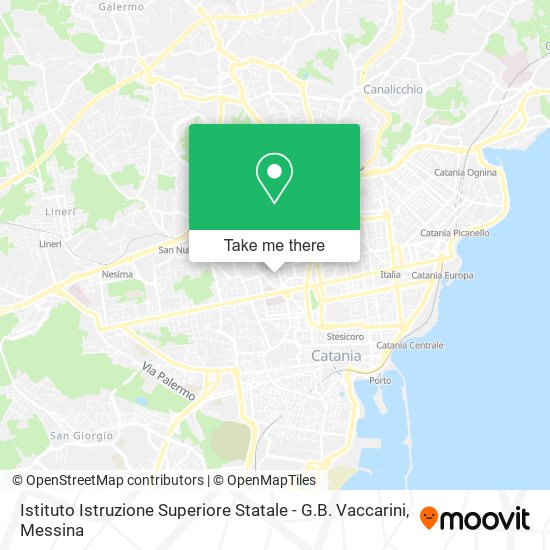 Istituto Istruzione Superiore Statale - G.B. Vaccarini map