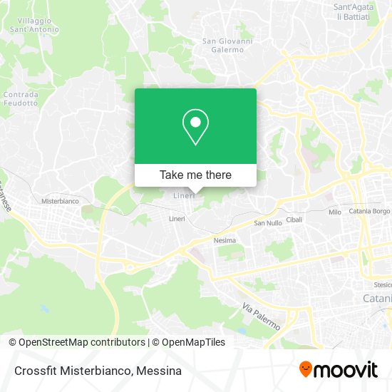 Crossfit Misterbianco map