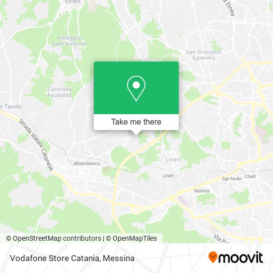 Vodafone Store Catania map
